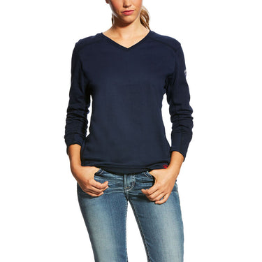 ARIAT Women's FR Navy AC T-Shirt 10022698